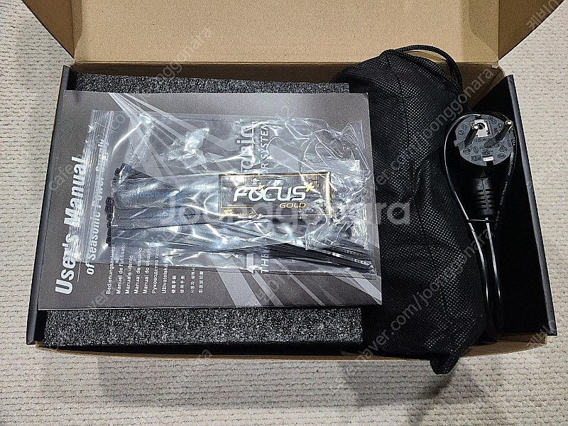 시소닉 포커스 풀모듈러 850W 미개봉급 파워--7