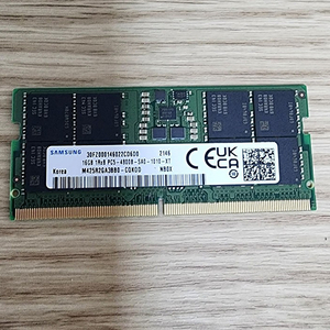 삼성 ddr5 16g 램카드 팝니다(노트북용)