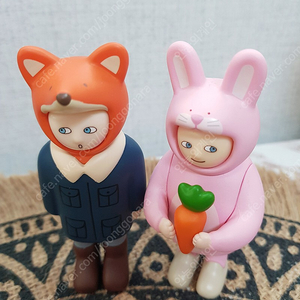 서커스보이밴드 포레스트 핑크토끼 주황여우 세트 비닐미개봉 새상품