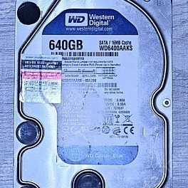 wd 640g hdd