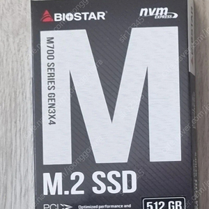 바이오스타 ssd 512GB Biostar M700 M.2 2280 미개봉상품 판매