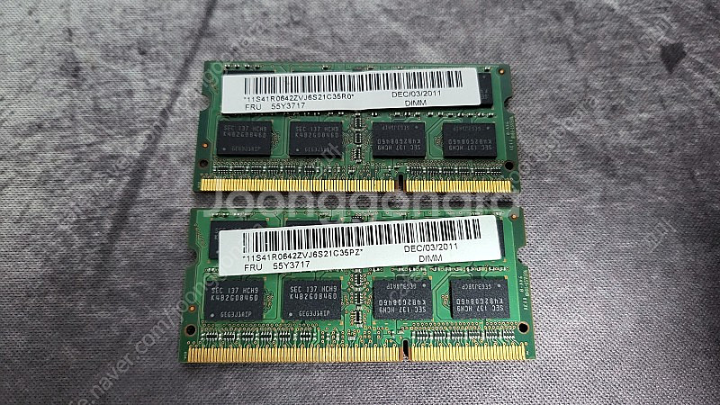 노트북 DDR3 4GB * 2 (PC3-10600S) ...--1