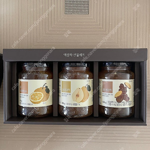 ORGA 액상차 선물세트(꿀유자+꿀모과+꿀생강) 새제품 판매