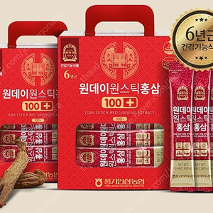 <풍기인삼농협> 홍삼스틱 원데이 원스틱 10ml X 100포