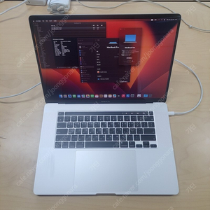 맥북프로 16인치 2019, i7 2.6GHz(6c), 32GB DDR4, 512GB SSD, 5500M(8GB)