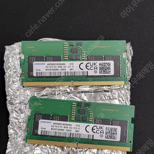 ddr5 삼성 8G 램 2장