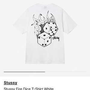 스투시 stussy 파이어 다이스 티셔츠 L 새제품 8.9