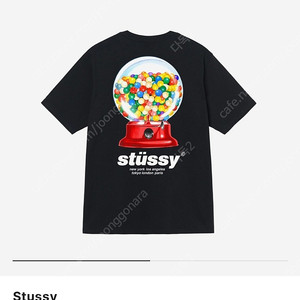 스투시 stussy 검볼 티셔츠 블랙 M 새제품 4.9