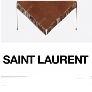 [ SAINT LAURENT ] (새상품)생로랑 고트스킨 스카프 판매(￦ 150,000)