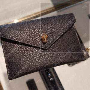 [명함지갑] 알렉산더맥퀸 엔벨롭 그레인 레이더 스컬 카