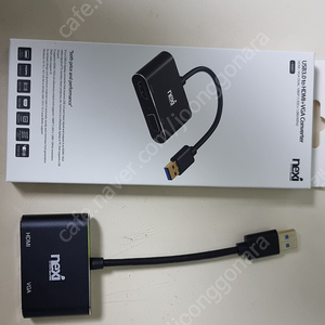 Nexi USB 3.0 to HDMI+VGA 컨버터