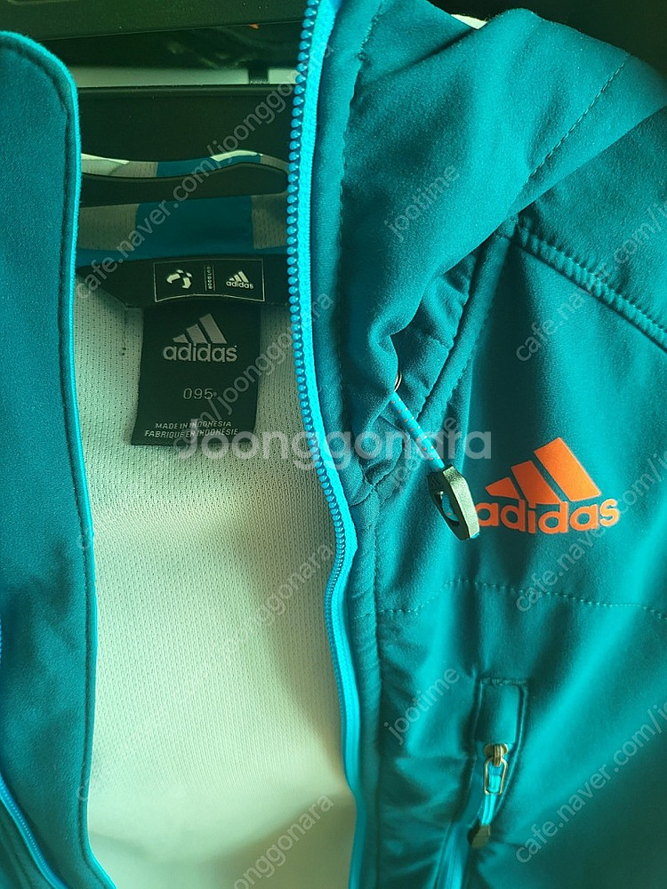 아디다스 기모 집업후드 미국판 (95 -100사이즈)--4