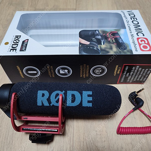 RODE VideoMic Go 거의 새상품 팝니다