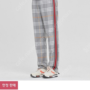 로맨틱크라운 side line check pants L