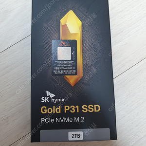 SK하이닉스 Gold P31 M.2 NVMe 2TB 미개봉