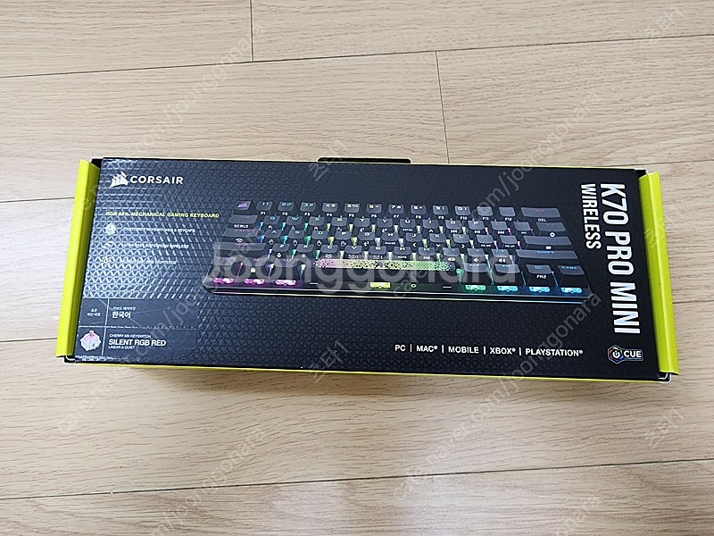 국내정발 커세어 K70 PRO MINI 무선키보드 / ... | 키보드/마우스/스피커 | 중고나라 국내정발 커세어 K70 Pro Mini 무선키보드 / ... | 키보드/마우스/스피커 | 중고나라