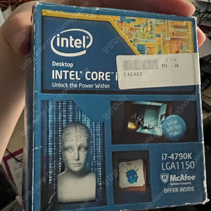 I7 4790k + Ga-h81m-d2v메인보드 +램 8기가두개 조합 팝니다