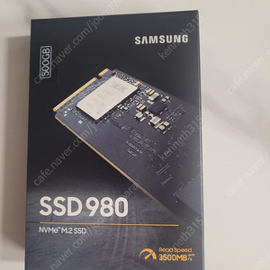 삼성전자 M.2 980 NVME 500g SSD 980 미개봉 새제품 팔아요