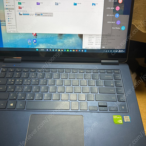 삼성노트북 펜S 15인치 터치스크린 i7 8세대, 16Gb RAM, 512Gb, NT950SBE-X716 판매합니다.