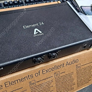 아포지 엘리멘트 24 (apogee element 24) 오디오 인터페이스 판매합니다