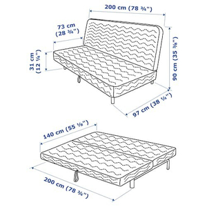 이케아 뉘함 소파베드