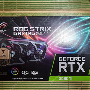 ASUS ROG STRIX 지포스 RTX 3080 Ti O12G GAMING OC D6X 12GB