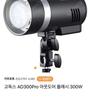 고독스 AD300Pro + AD-S85W + X2T-S 무선동조기 ﻿