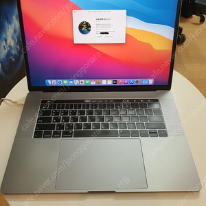 [판매] 2019 맥북 프로 15 MacBook Pro (15 Inch, 2019), 스페이스그레이, 터치바, 16G, 512G SSD, i7 6코어, Radeon Pro 4GB
