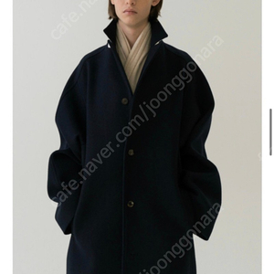 [LE17SEPTEMBRE HOMME] OVERSIZED WOOL COAT / NAVY 48