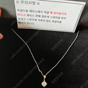 피렌티아노 천연다이아목걸이(새상품)