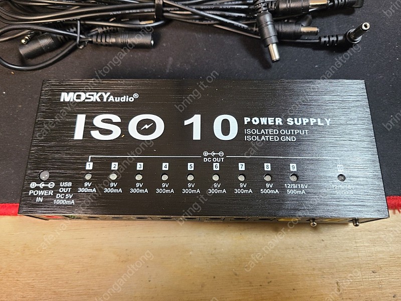 모스키 ISO 10 파워 10구 페달보드 파워 서플라이...--0