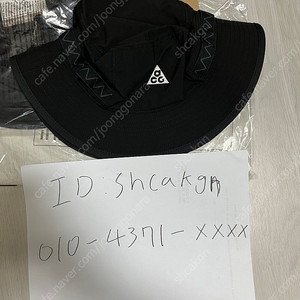 Nike ACG SSNL Bucket Black White DH3334-010 나이키 시즈널 버킷햇 블랙,사파리모자 M-L 사이즈 새상품-15만5천원