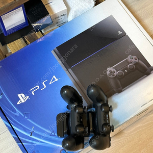 플스4 PS4 500g 본체 + 듀얼쇼크2개 충전독 세트