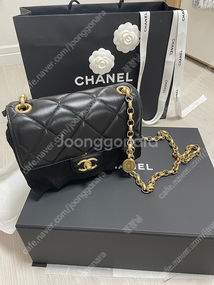 샤넬백 샤넬가방 (빈티지크러쉬백/ 상태좋음 / 센텀신세계구입)--4