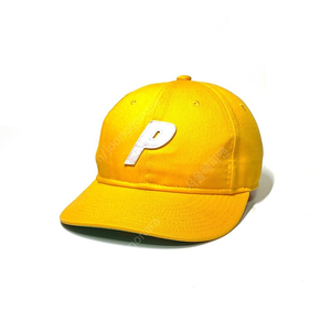 PALACE 팔라스 정품 빈티지 옐로우 레더 스트랩 스냅백 힙합 모자