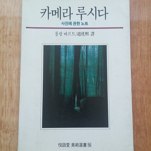 1986년 초판 열화당 발행 카메라루시다 판매합니다