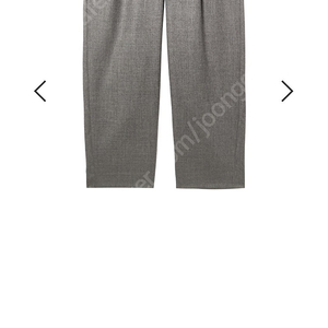 넘프 넘버프로젝트 헤드투토 200. 울 폴드오버 와이드 팬츠 그래이 44 이미지