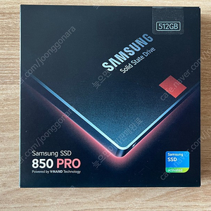 (1호선) 삼성 SSD 850 PRO 512GB 국내 정품 AS 무상 10년 싸게 팝니다