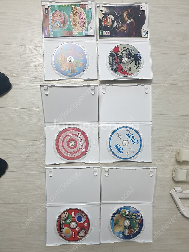 닌텐도 위 풀 세트 8만원 게임CD 6장포함--4