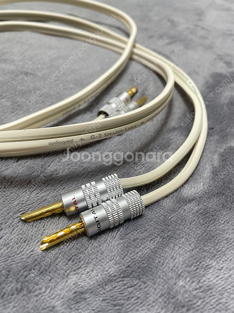 AUDIOQUEST(오디오퀘스트) G2 스피커케이블 2... 오디오/홈시어터 중고나라