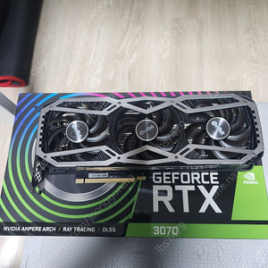 rtx3070 이엠텍 블랙에디션 OC 3팬 풀박스 판매