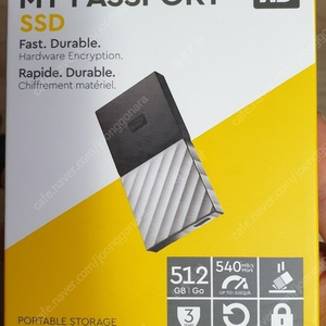 새상품 WD My passport ssd 512gb 판매