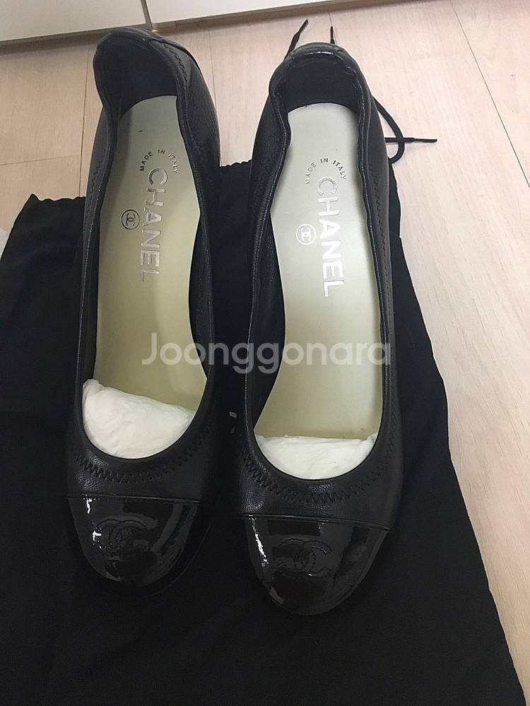 샤넬 밴딩 펌프스 245사이즈!!--4
