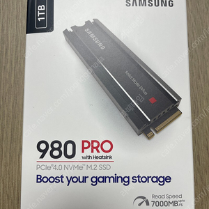 삼성 SSD 980 PRO WITH heatsink 1TB