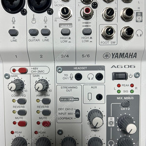 YAMAHA AG06 MK2 팝니다.