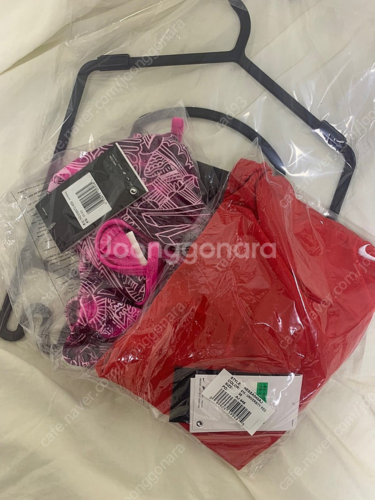 나이키스윔 앤서솔리드 패스트백 자수앤로우컷 레드 30사이즈/두들 크로스백 30사이즈--1