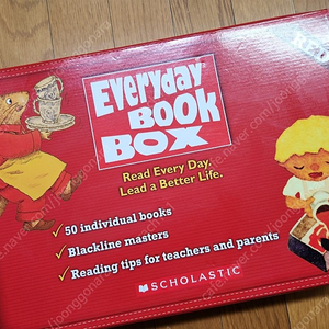 everyday book box(red) 세트(책 50권,워크북1권,cd1개) - 택포 4만원