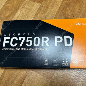 레오폴드 fc750r pd 갈축 + SA 클라리온 청각