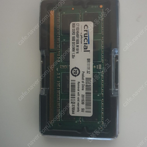 크루셜 crucial ddr3 8g 노트북메모리