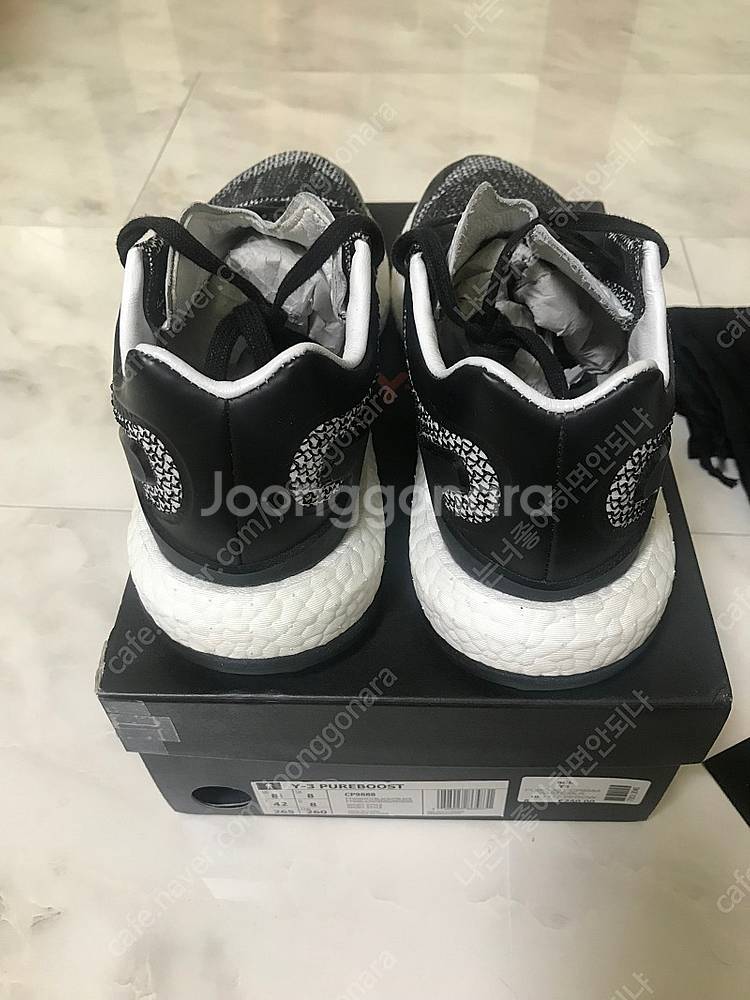 Y-3 퓨어부스트 검흰 265사이즈--3